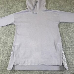 Gymshark Lilac Purple Cowl Neck Long Sleeve High Low Tunic Sweatshirt Top Size S